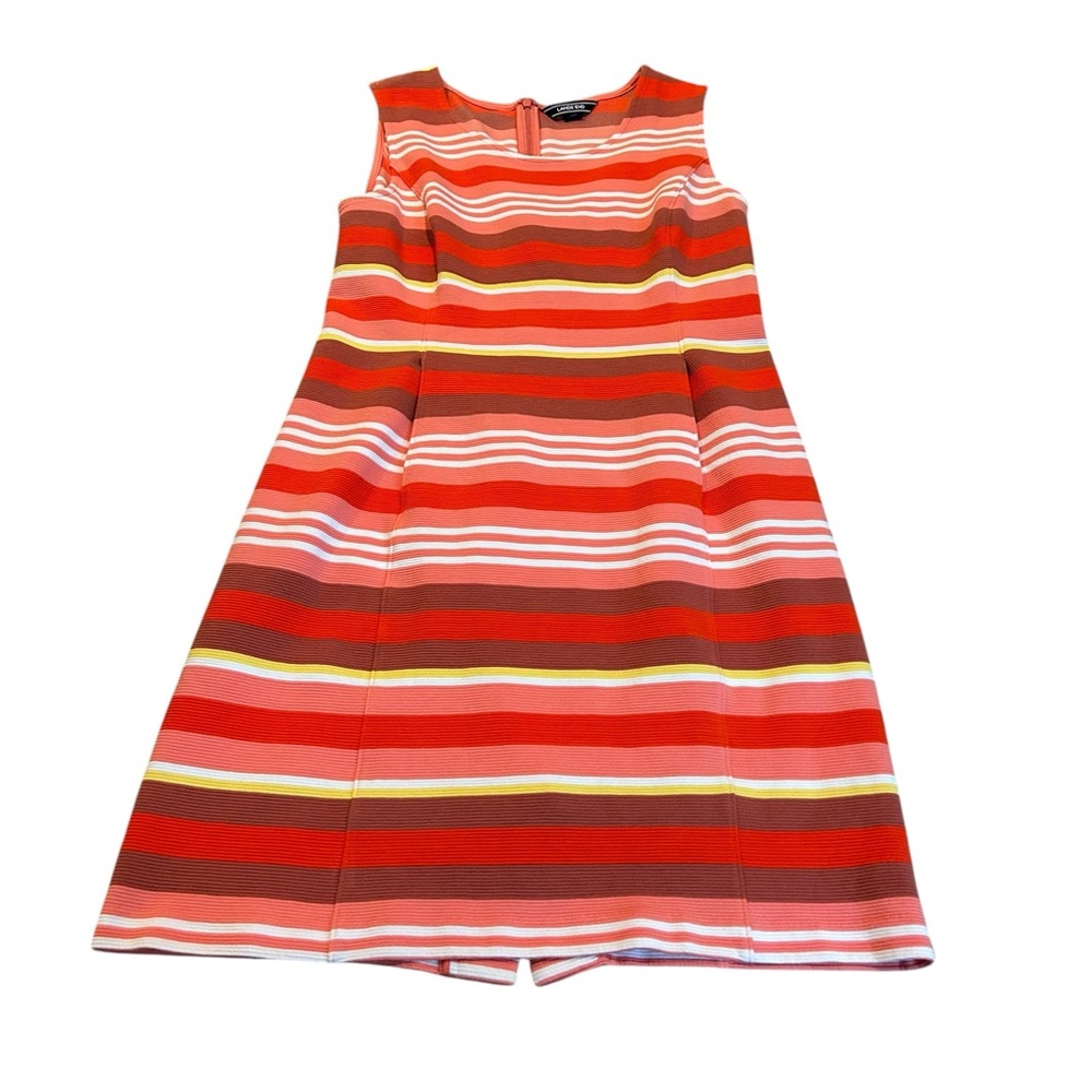 LANDS’ END striped dress